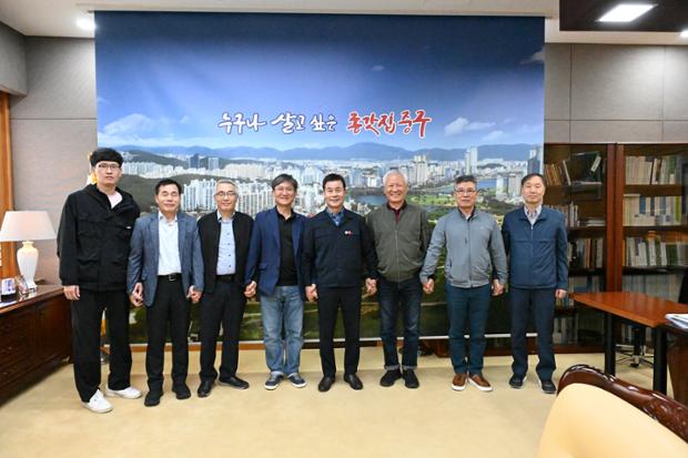 B-04구역 조합 임원진 내방