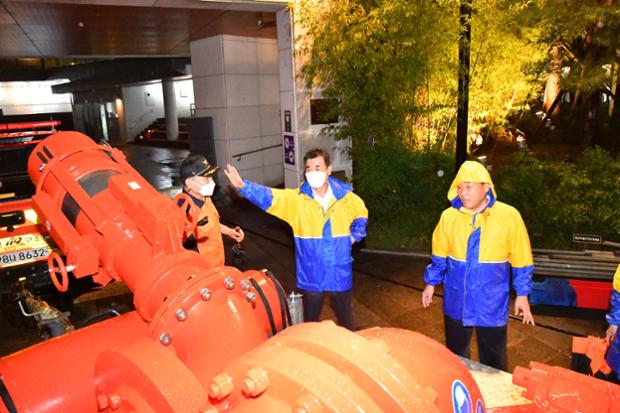 힌남노 태풍_태화시장_예찰 활동