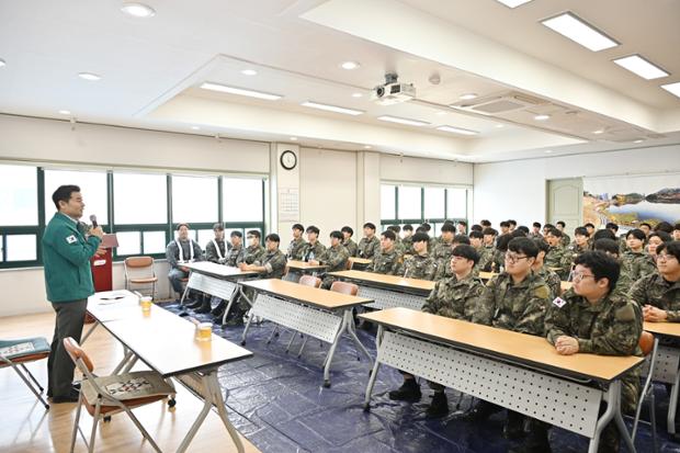 다운동 예비군동대 작계훈련 격려