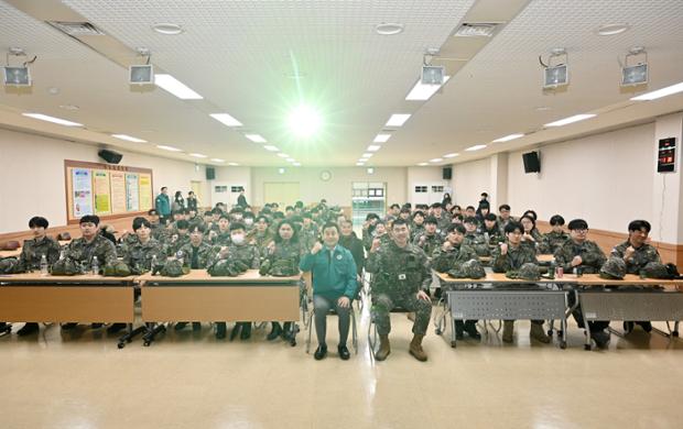 중앙동 예비군동대 작계훈련 격려