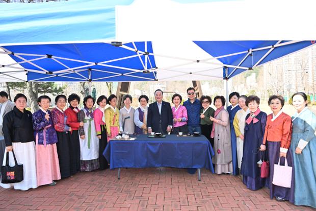 한국차인연합회 다전생태공원 방문_전 국회의원