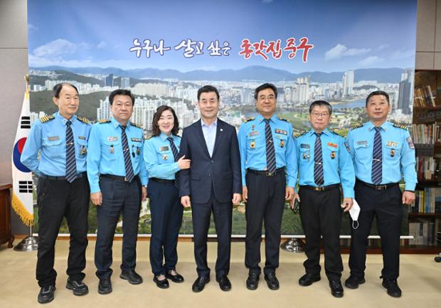 모범운전자연합회 내방