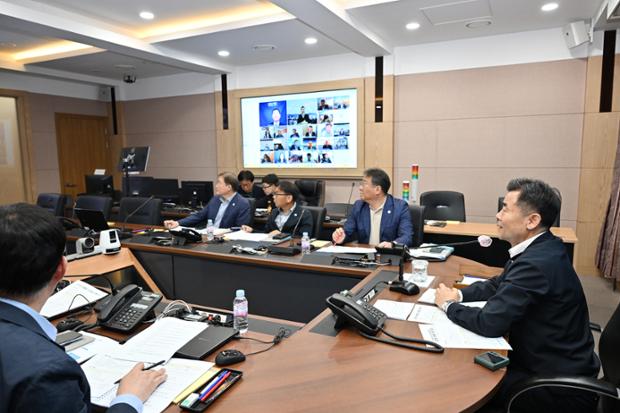 전국원전인근지역동맹 행정협의회 정례회 영상회의
