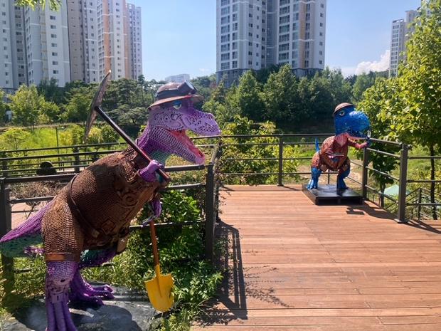 공룡발자국공원 새단장
