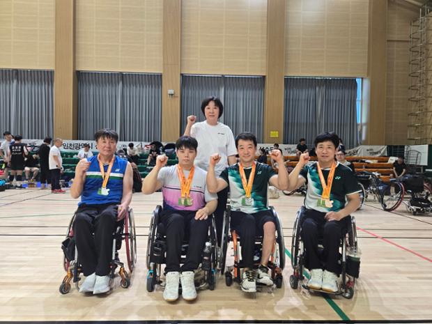 울산 중구청 직장운동경기부 장애인 배드민턴팀, 2025 한국동그라미파트너스 리그 ...