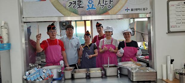 다운동 주민자치위원회 다운효식당 봉사활동