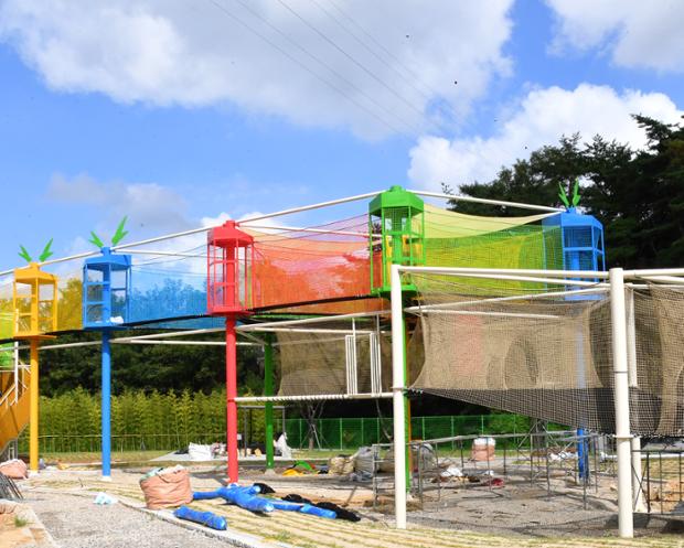 입화산 아이놀이뜰공원 공사 현장