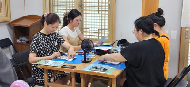 울산중구가족센터, 결혼이주여성 대상 ‘맘쏙서원 힐링공예’ 진행 