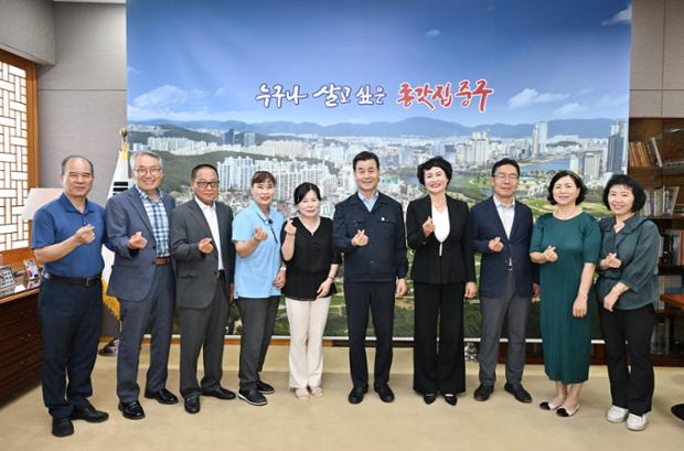 사)시니어벤처협회 울산지회 임원진 내방