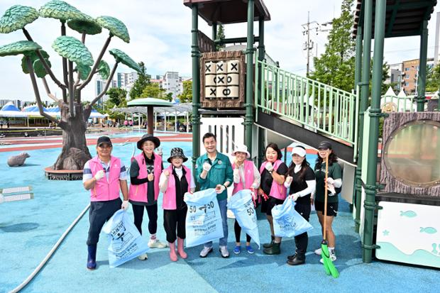 비피해복구현장 격려