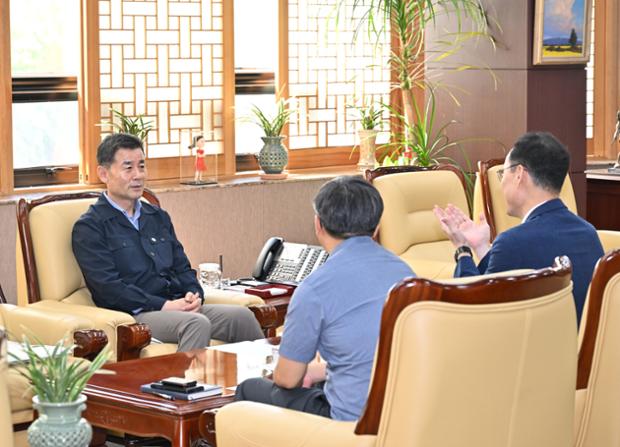한국산업인력공단 장석근 울산지사장 내방