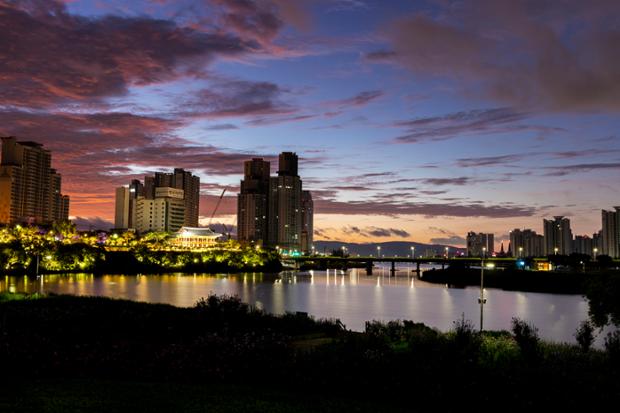 태화강국가정원 일출