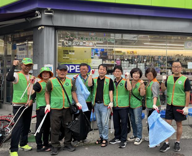중앙동 자율방재단, 호우 대비 사전예찰 활동 실시