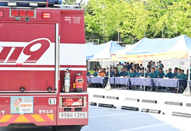 을지연습 연계 실제훈련_한국동서발전
