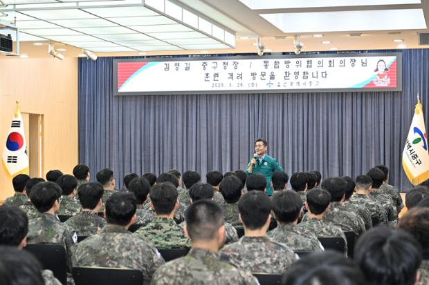 기동대_예비군동대 작계훈련 격려