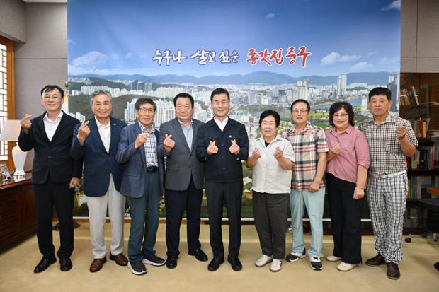 시 장애인골프협회 내방