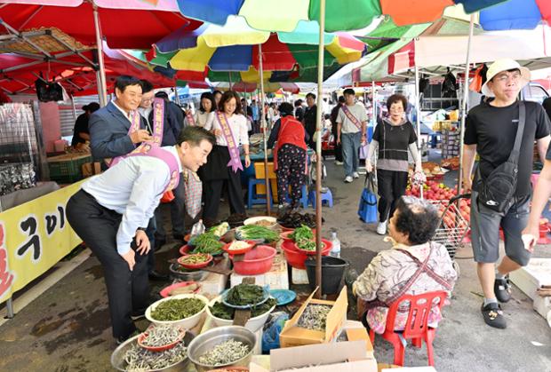 다운시장_추석맞이 전통시장 방문