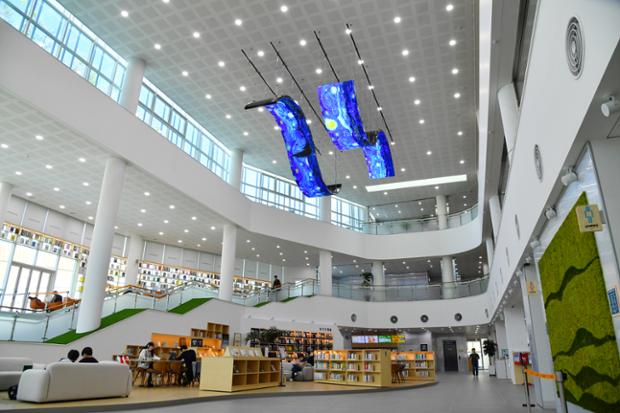 종갓집도서관 미디어파사드