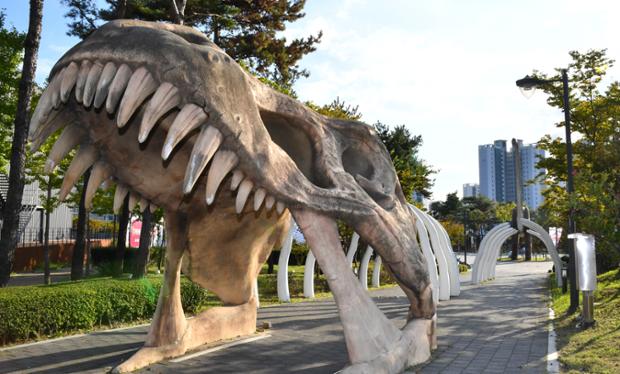 공룡발자국공원 전경