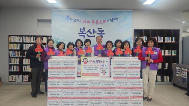 복산동 지역사회보장협의체, 취약계층 위한 김장 김치 50상자 전달