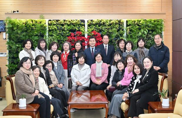 그린리더협의회 임원진 내방