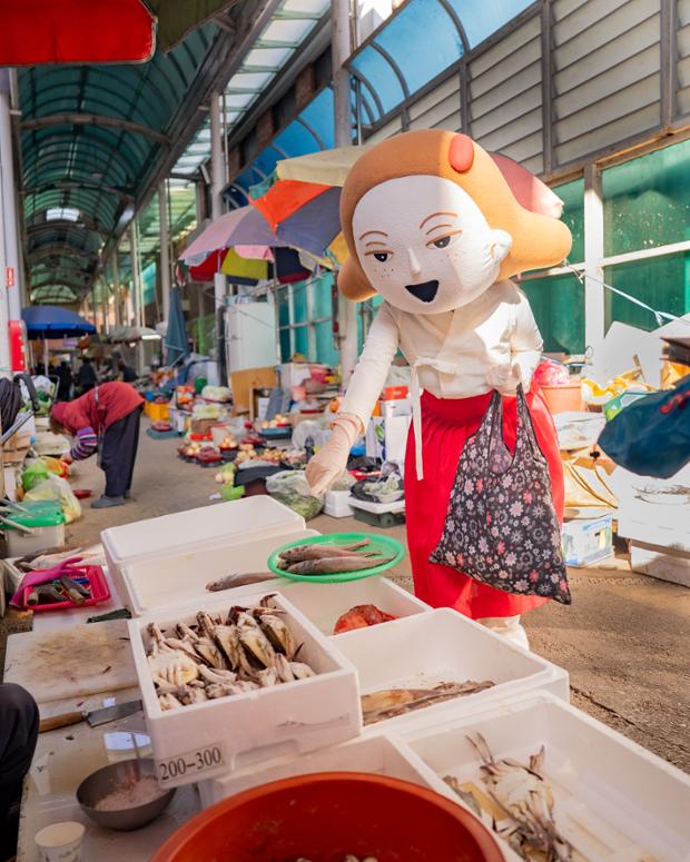 큰애기와 함께 전통시장 나들이(병영시장) - 5. 생선, 곰국