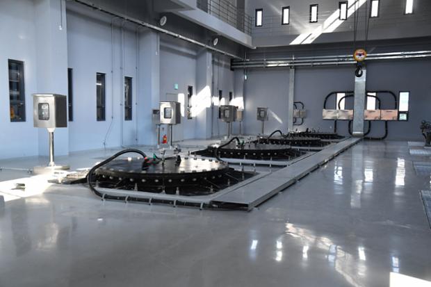 태화시장 배수펌프장(태화배수장): 내부 1, 2층