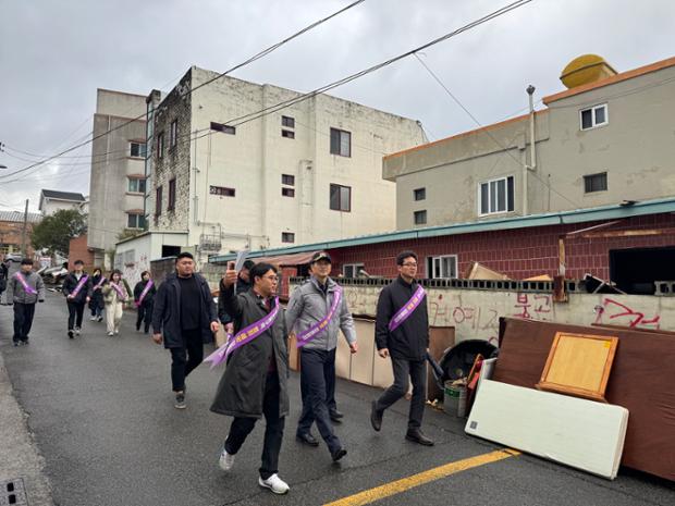  중구, B-04 재개발구역 내 통학로 범죄 예방 민·관·경 합동 순찰 실시