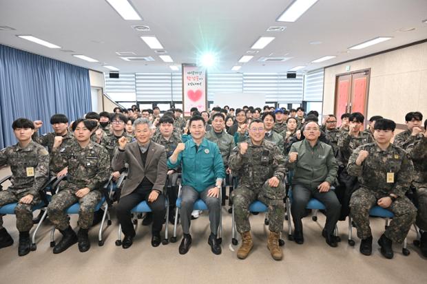 김영길 울산 중구 통합방위협의회 의장, 반구1동·학성동 예비군동대 작계훈련 격려