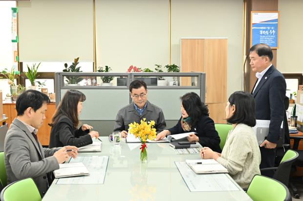 중구, ‘찾아가는 대면결재’ 진행