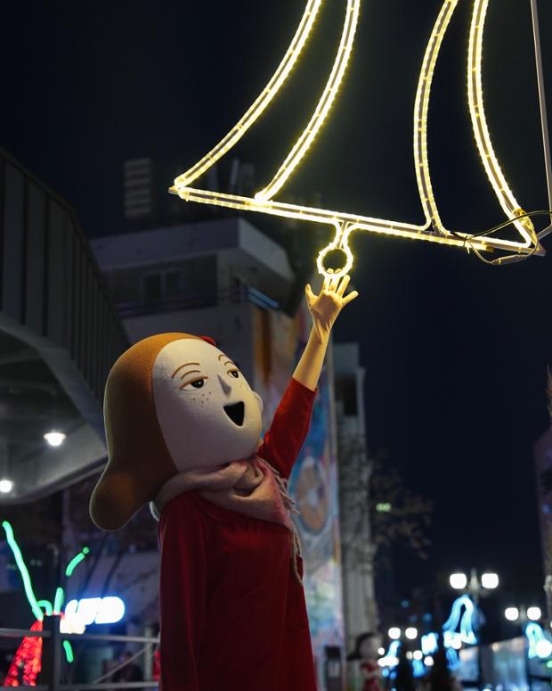 울산큰애기와 성남동 야간경관(3)