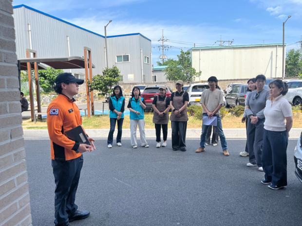 중구, 산전마루에서 합동 소방훈련 실시