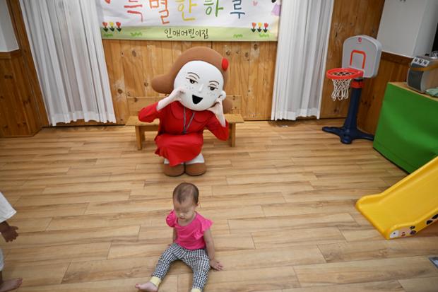 울산큰애기 찾아가는 봉사활동 - 인애어린이집에서