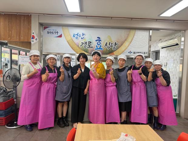 성안동 새마을부녀회, 성안경로식당에서 정기 급식 봉사활동 실시