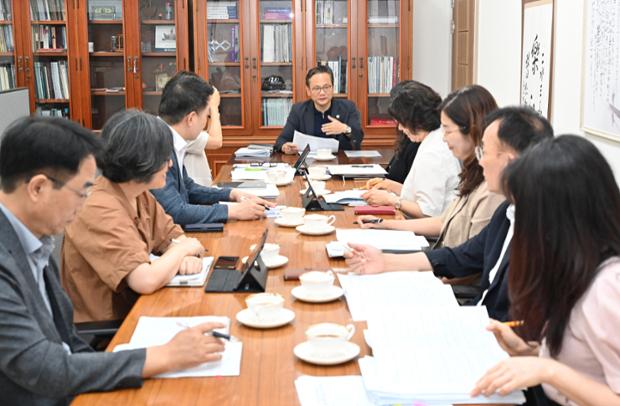 김상육 중구 부구청장, 간부회의 주재