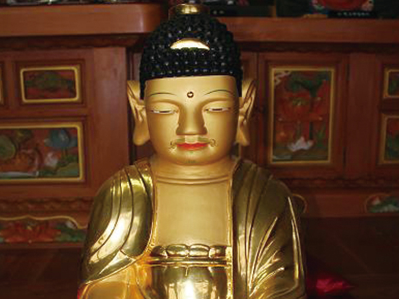 백양사 석조아미타삼존불좌상 이미지