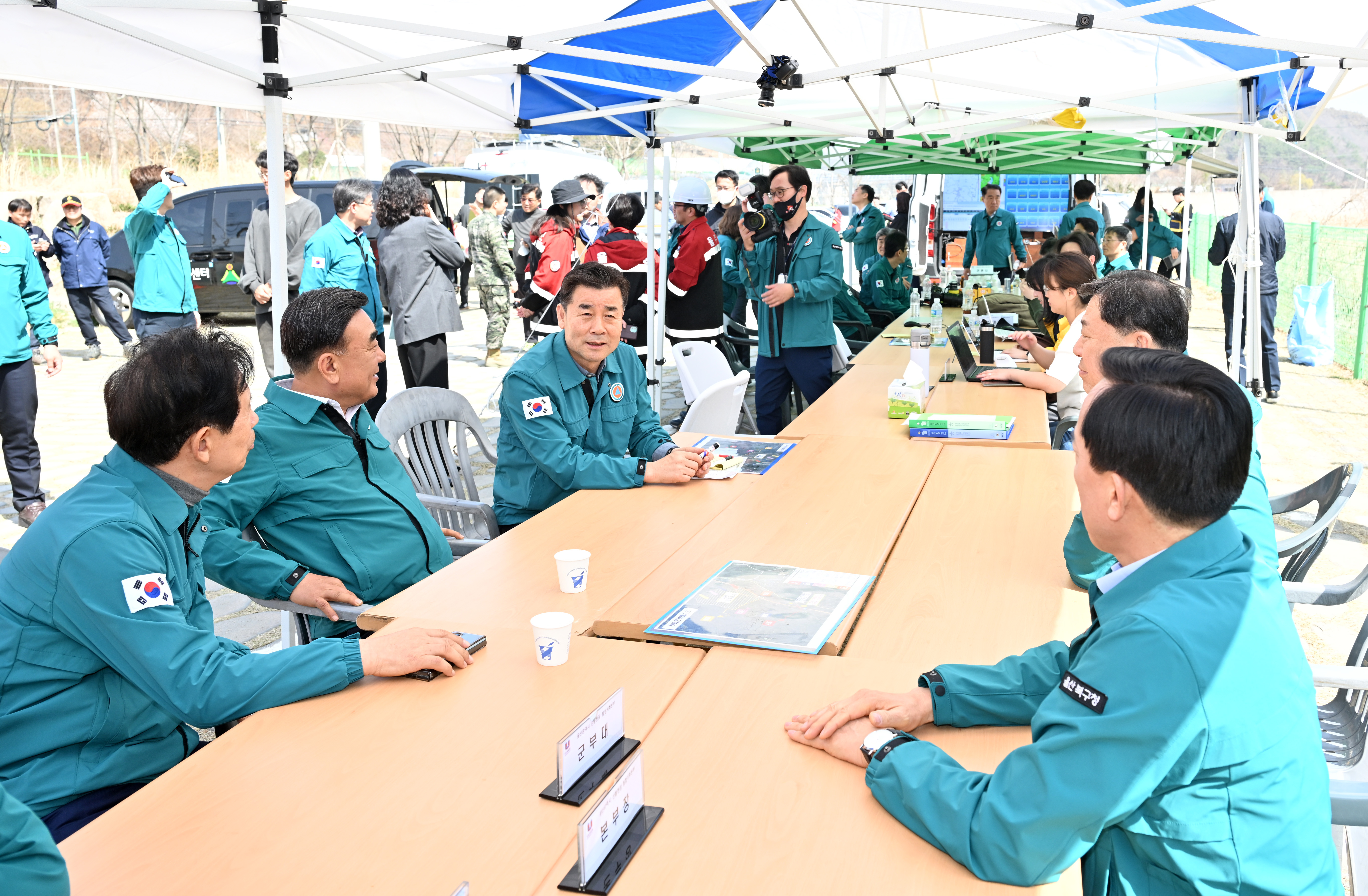 산불 울주군 직원 격려_화재 이미지(5)