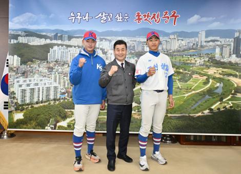 군산 상일고 야구팀 이미지