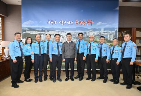 모범운전자회 신임임원진 이미지