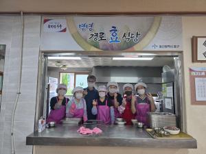 병영1동 통장회 급식봉사 이미지