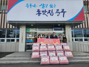 하나님의교회  취약계층 설맞이 이불20채 후원 이미지