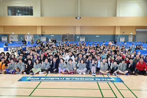 중구탁구협회, 2025년 중구탁구협회장배 탁구대회 개최