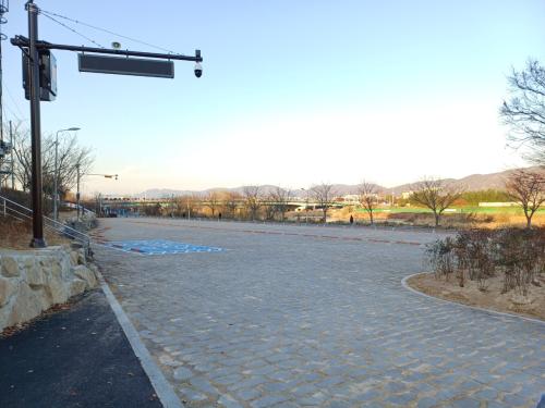 동천공영주차장 조성 완료…주차면 86면 조성