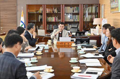 중구, 간부회의 진행