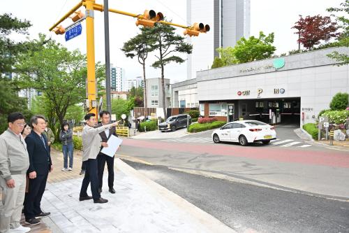 중구, 종가5길 우회전 차로 가개통…출퇴근길 교통체증 해소 기대