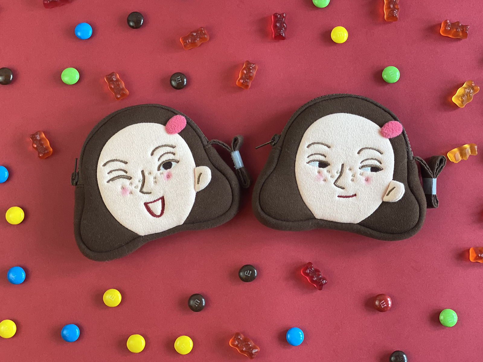 동전지갑 2종(윙크, 기본) 이미지