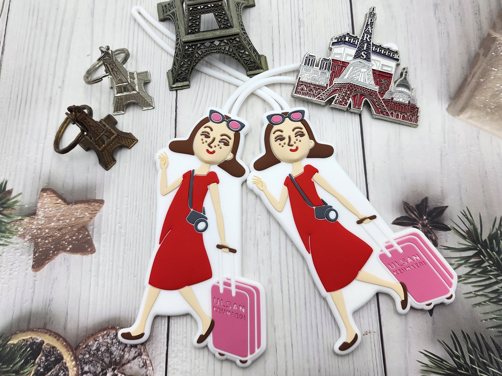 여행용 네임택 이미지