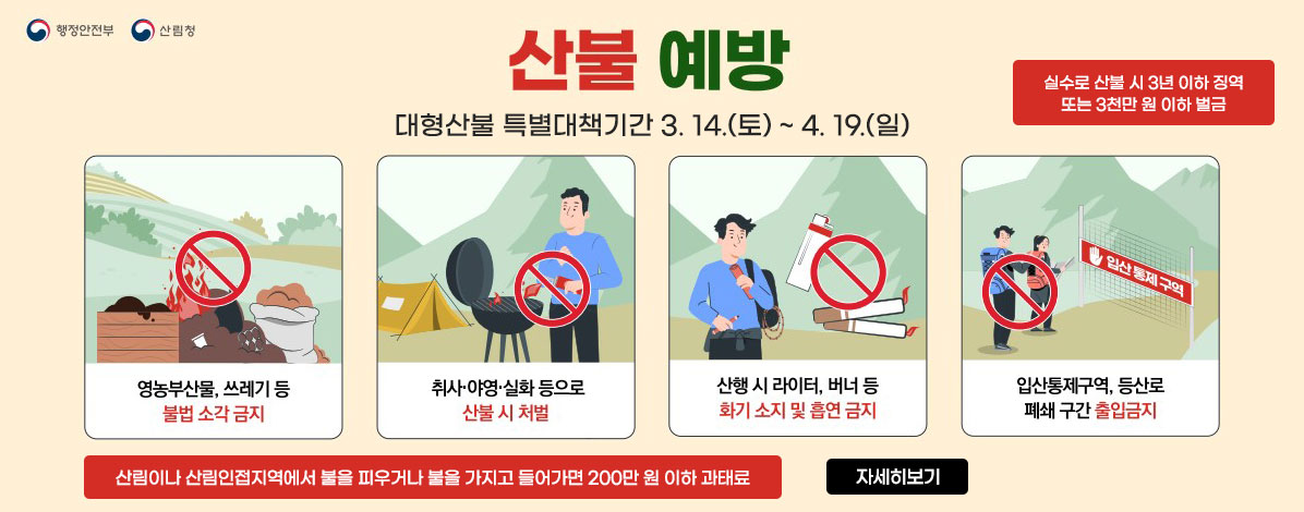 대형산불 특별대책기간 운영