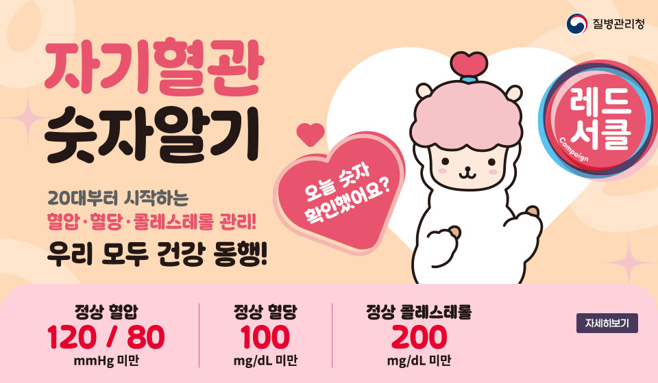 심뇌혈관질환 예방관리를 위한 자기혈관 숫자알기