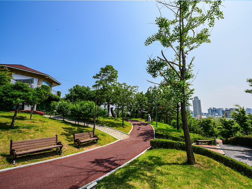 서덕출 공원 전경